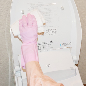 Inside Guestroom - Toilet Cover Interior